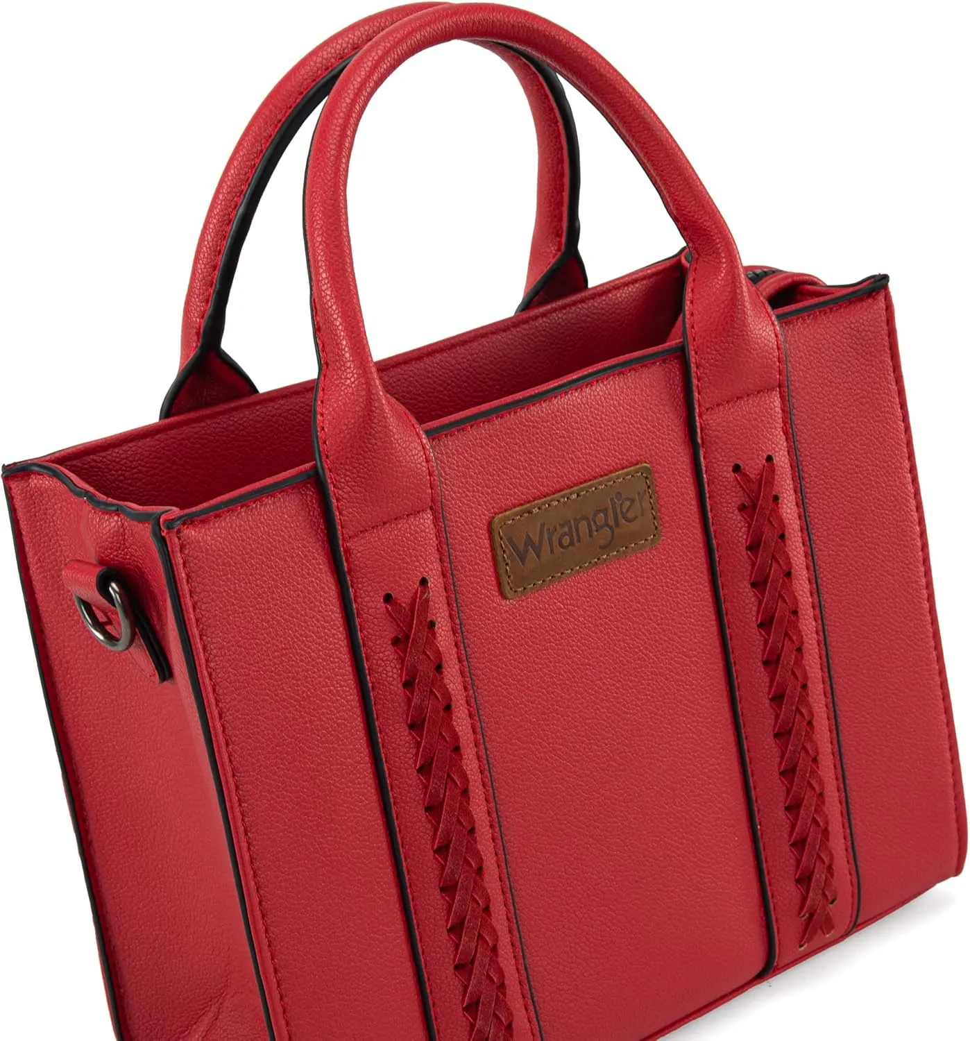 Wrangler Medium Tote Bag for Women Designer Satchel Handbags Top-handle Purses with Strap
