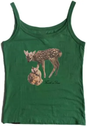 y2k Clothes Cute Cami Tops for Women Girls Aesthetic Crop Tops Coquette Cutecore Country Concert Tops Spaghetti Strap