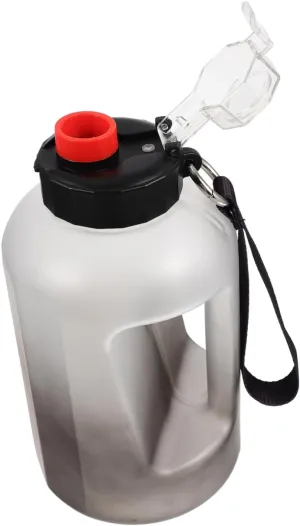 YARNOW Capacity Gradient Water Bottle Portable Jug Lid for Sports Gym Outdoor Activities Easy One-handed Opening and Hand Strap for Convenient Use