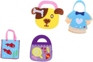 YARNOW DIY Boy Girl's Small Bag Kit Pack Non-Woven Bag Materials Fun Educational