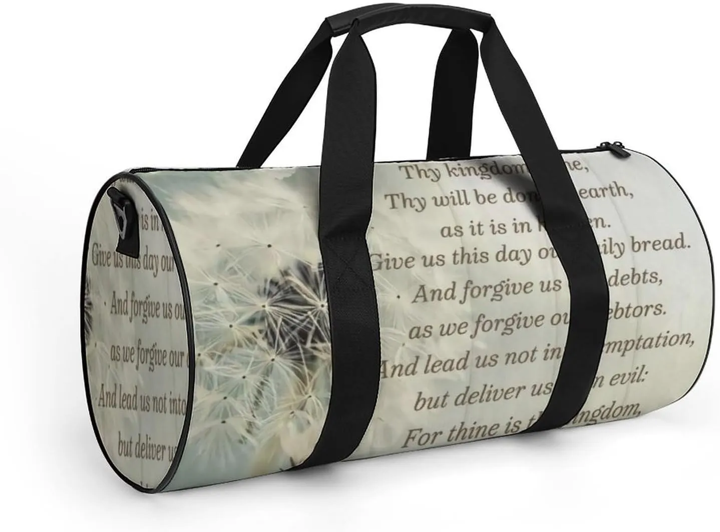 Yellow Lemons Pattern Fitness Bag Waterproof And Stain Resistant Suitable for Unisex